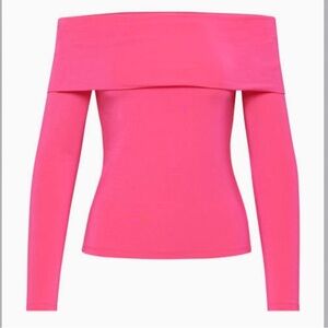 Babaton Streamline Top Hot Pink Medium NWT